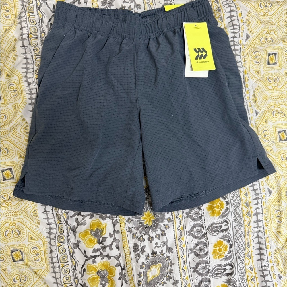 All in Motion Charcoal Gray Active Shorts